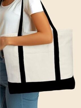 Universal thread canvas tote bag new